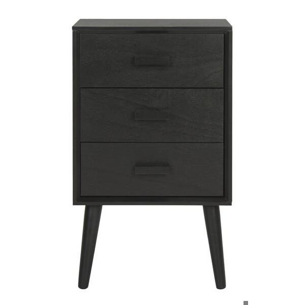 Safavieh Pomona 3 Drawer Chest, Black - CHS5700D