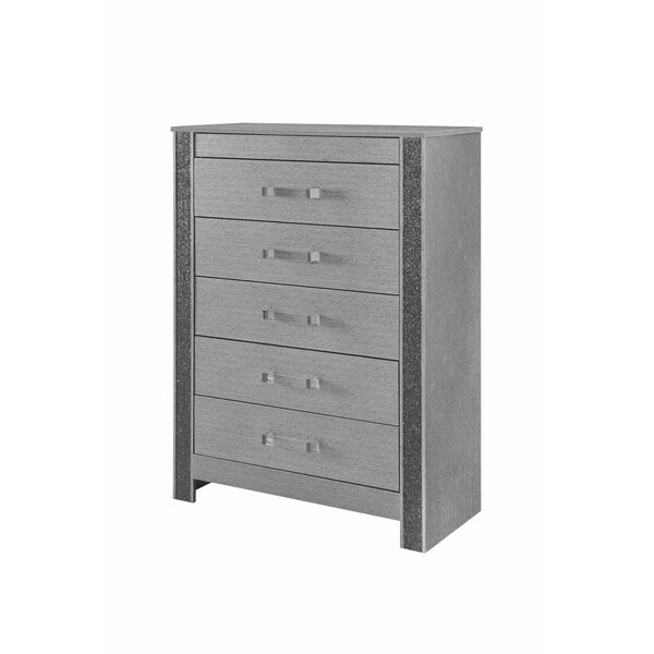Global Furniture Usa Contemporary Logan Silver Chest - 6885