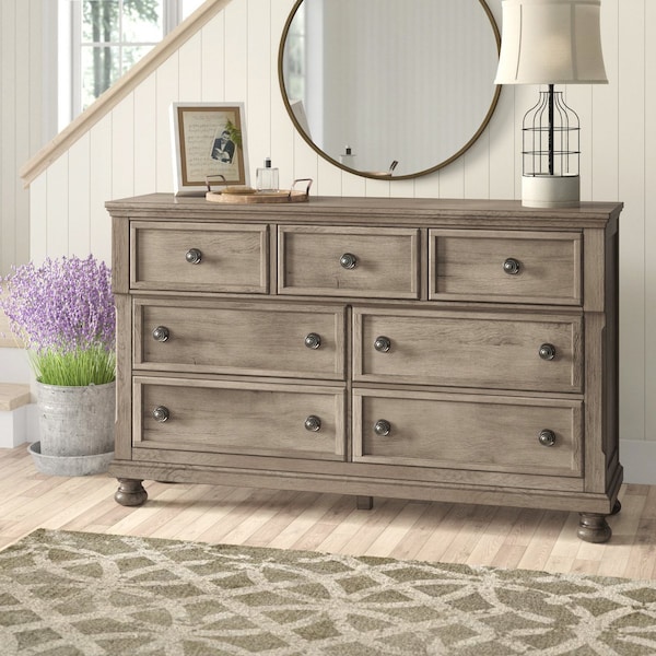 Homelegance Bethel Bedroom Dresser, Grey - 2259GY-5
