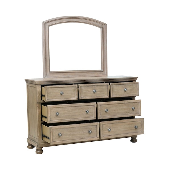 Homelegance Bethel Bedroom Dresser, Grey - 2259GY-5