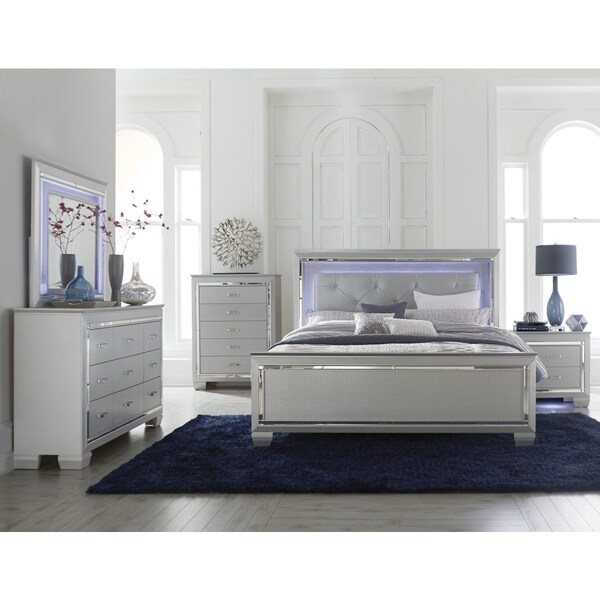 Homelegance Allura Bedroom Chest, Silver Grey - 1916-9
