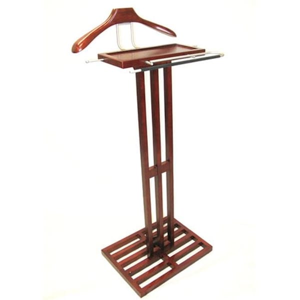 Proman Proman VL16220 Kyoto Wardrobe Valet in Mahogany - VL16220