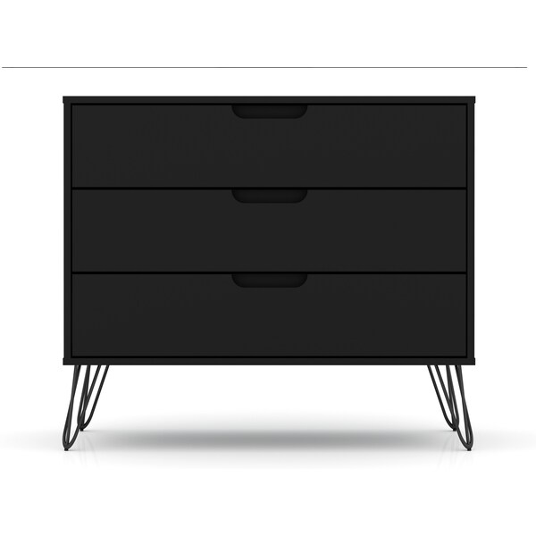 Manhattan Comfort Rockefeller Dresser, Black - 103GMC2
