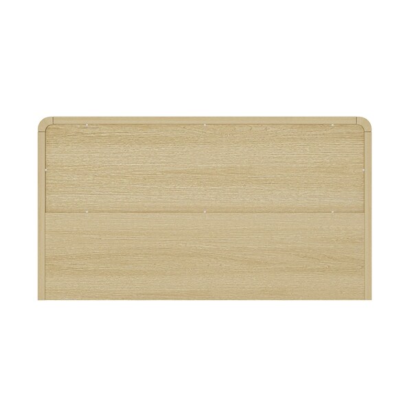Manhattan Comfort Grace 60in Double Dresser in Natural Oak and Gold - DR009-GNO