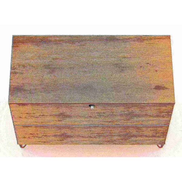 Manhattan Comfort Rockefeller Dresser in Nature and Textured Grey (Set of 2) - 2-103GMC7