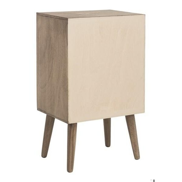Safavieh 26.8 x 15.8 x 11.8 in. Pomona 3 Drawer Chest, Chocolate - CHS5700B