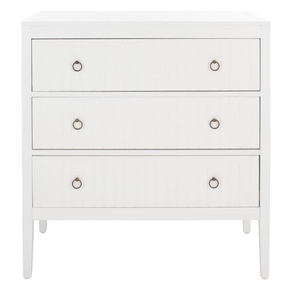 Safavieh Tegan 3 Drawer Chest, White - CHS5001A