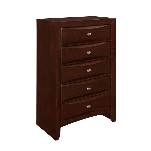 Global Furniture Usa Transitional  Linda New Merlot Chest - 1271