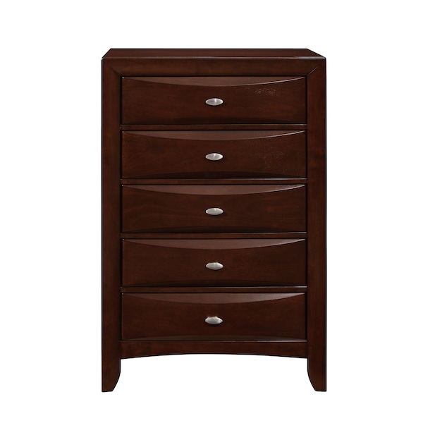 Global Furniture Usa Transitional  Linda New Merlot Chest - 1271