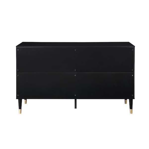 Manhattan Comfort Stanton Dresser in Black - DR-CHKD0602-BK