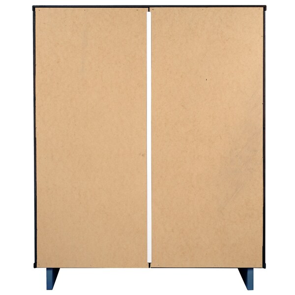 Manhattan Comfort Granville 45.27 Tall Dresser in Midnight Blue - DR-5024