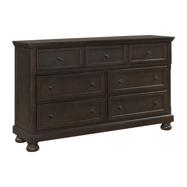 Homelegance Begonia Bedroom Dresser, Grey - 1718GY-5