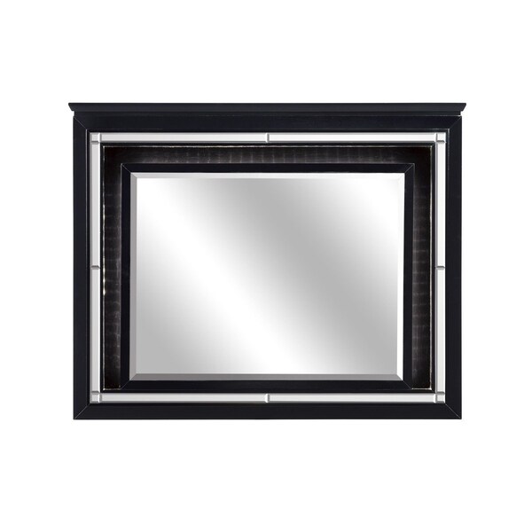 Homelegance Allura Bedroom Dresser, Black - 1916BK-5