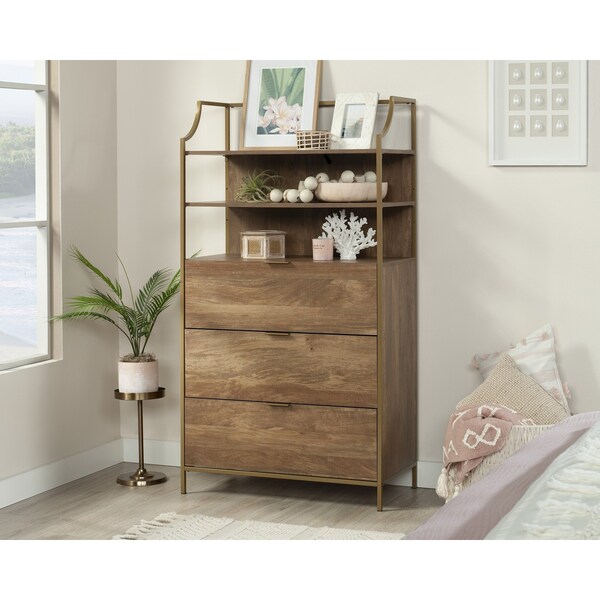 Sauder Inter Lux Tall 3-Drawer Chest Sma 3a - 435787