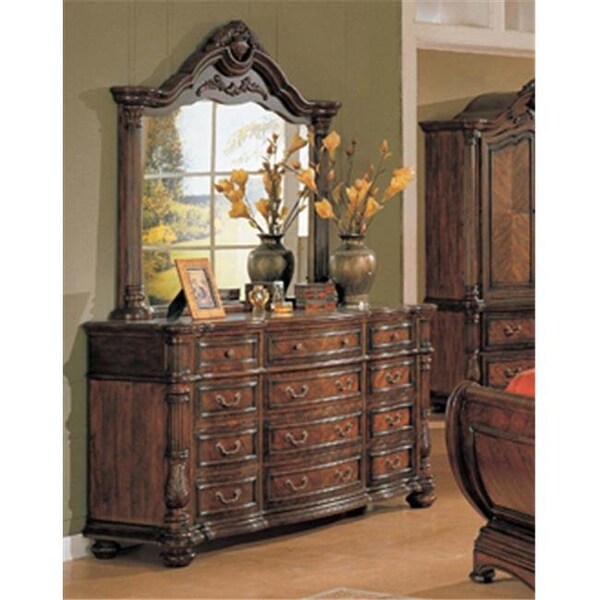Myco Furniture   Inc MYCO Furniture  JS5107DR Jasper Dresser Marble Top - JS5107DR