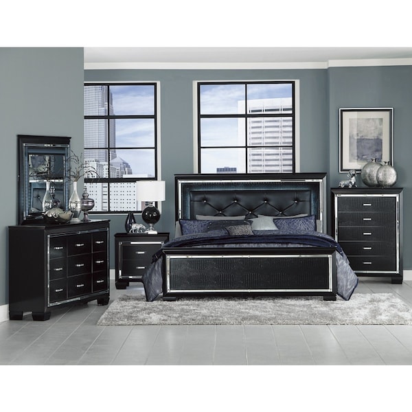 Homelegance Allura Bedroom Chest, Black - 1916BK-9