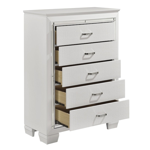 Homelegance Allura Bedroom Chest, White - 1916W-9