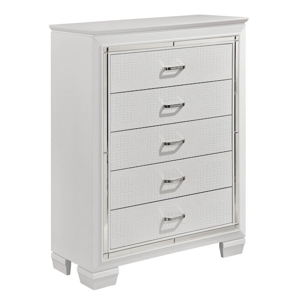 Homelegance Allura Bedroom Chest, White - 1916W-9