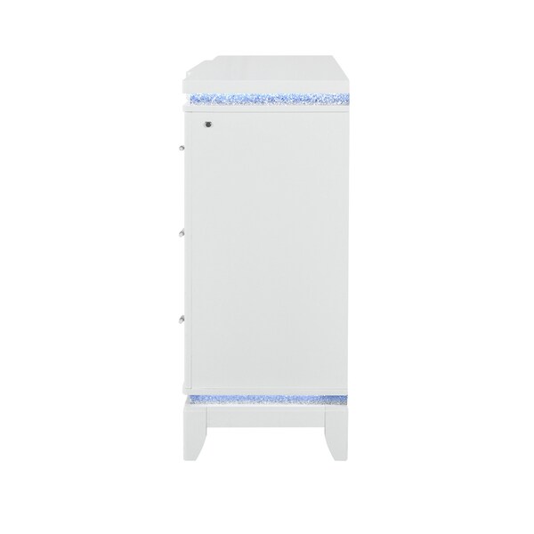 Global Furniture Usa Contemporary Alina Dresser With Led - 5533