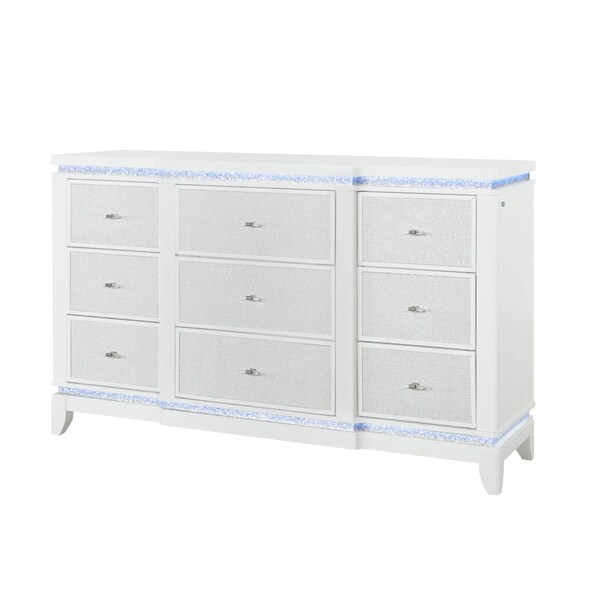 Global Furniture Usa Contemporary Alina Dresser With Led - 5533