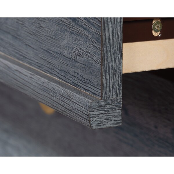 Sauder Dover Edge Dresser Dok , Spacious drawers feature metal runners and safety stops - 433518