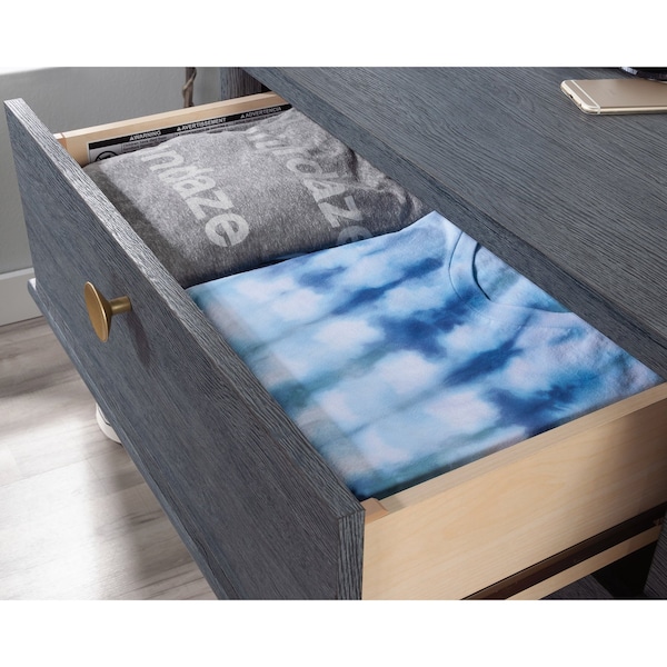 Sauder Dover Edge Dresser Dok , Spacious drawers feature metal runners and safety stops - 433518