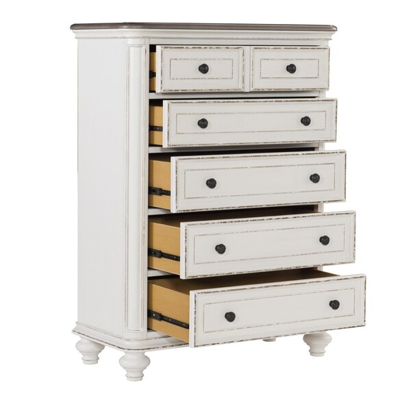 Homelegance Baylesford Bedroom Bedroom Chest, White - 1624W-9