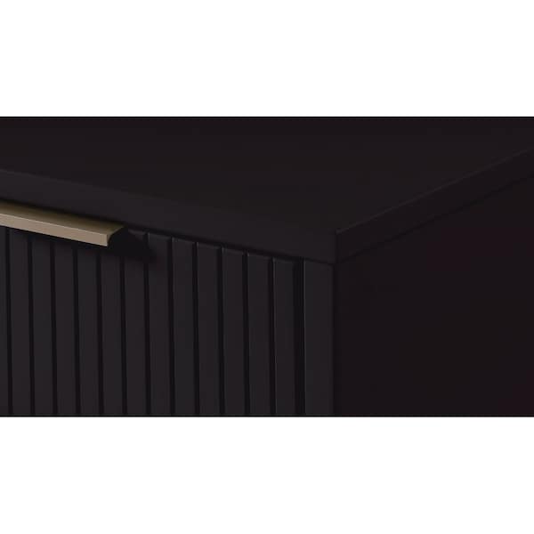 Manhattan Comfort Granville 45.27 Tall Dresser in Black - DR-5022