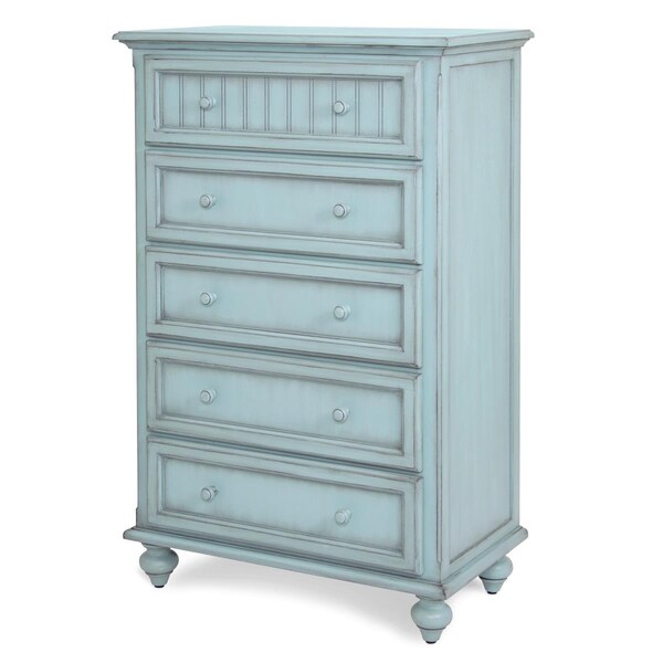 Sea Winds Coastal Furniture Monaco 5 Drawer Chest - B81835-BLEU