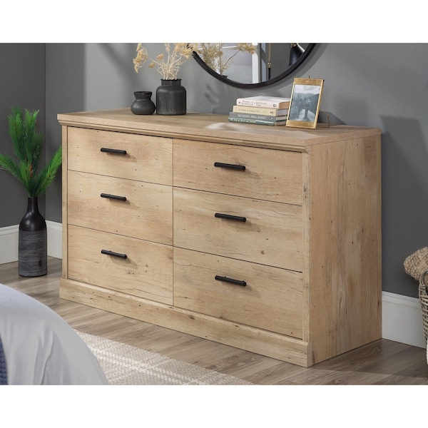 Sauder Aspen Post 6 Drawer Dresser Pmo A2 , Safety tested for stability to help reduce tip-over accidents - 433955