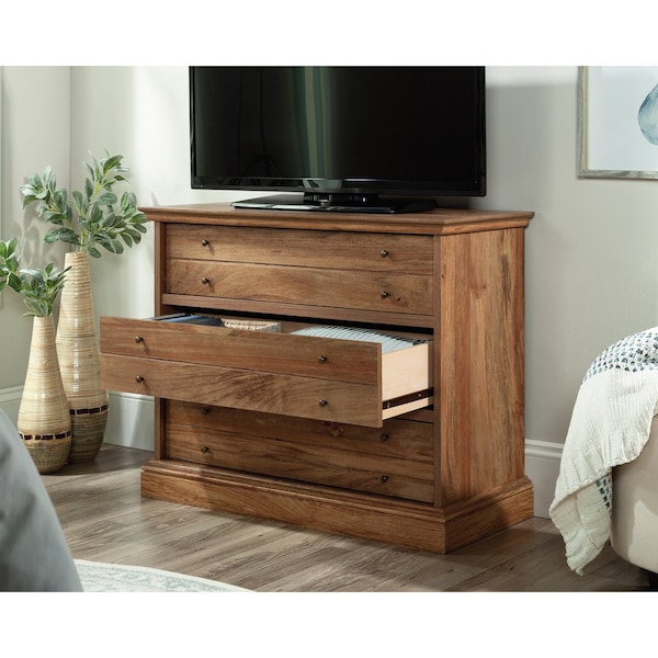 Sauder Barrister Lane 3-Drawer Chest Sm , Safety tested for stability to help reduce tip-over accidents - 433358