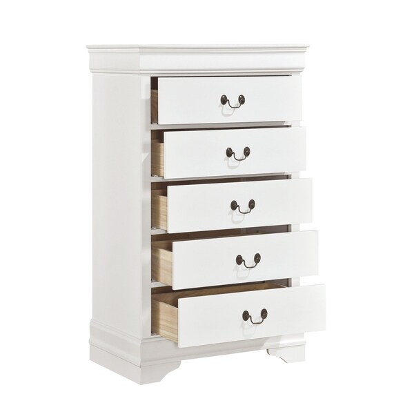 Homelegance Mayville Bedroom Chest, White - 2147W-9