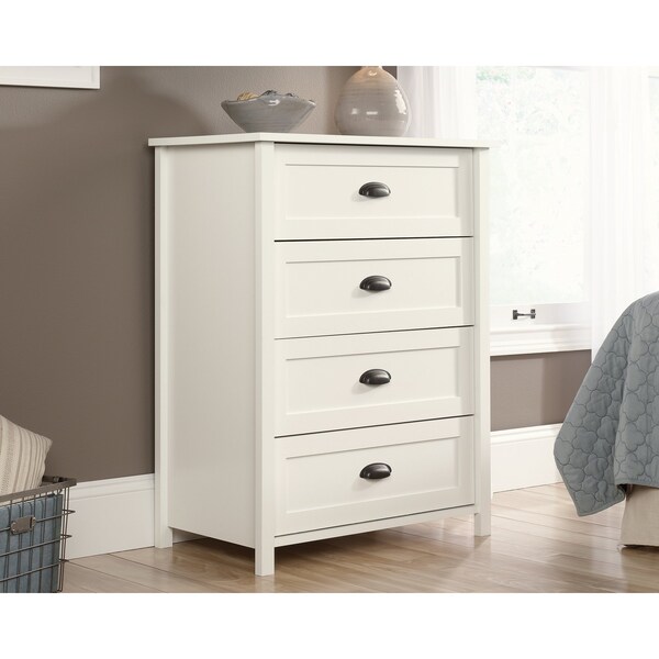 Sauder County Line 4-Drawer Chest Sw , Safety tested for stability to help reduce tip-over accidents - 416976
