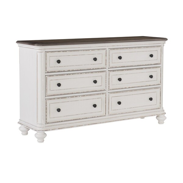 Homelegance Baylesford Bedroom Dresser, White - 1624W-5