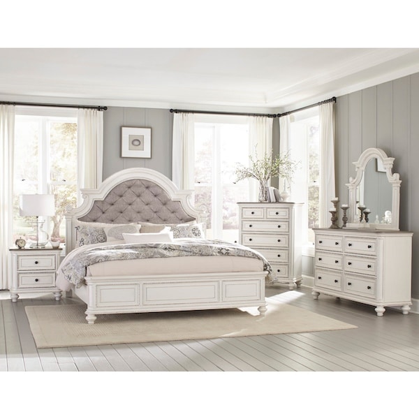 Homelegance Baylesford Bedroom Dresser, White - 1624W-5