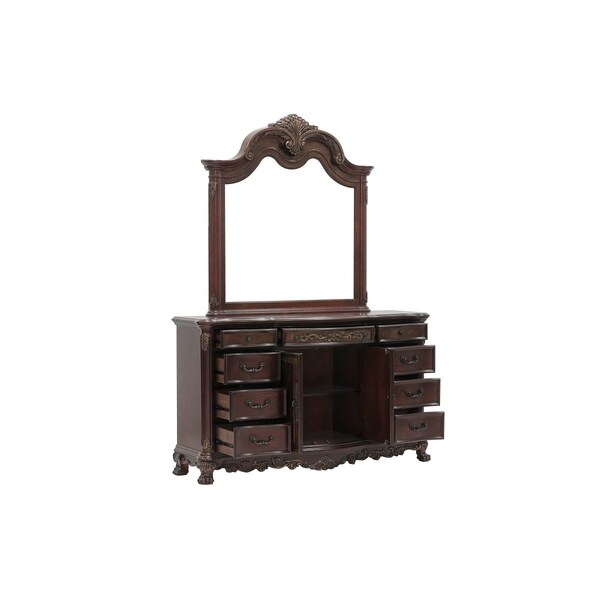 Homelegance Deryn Park Bedroom Dresser, Brown - 2243-5