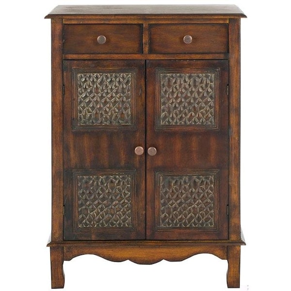 Safavieh Herbert Chest Drawers - Dark Brown - AMH4083A