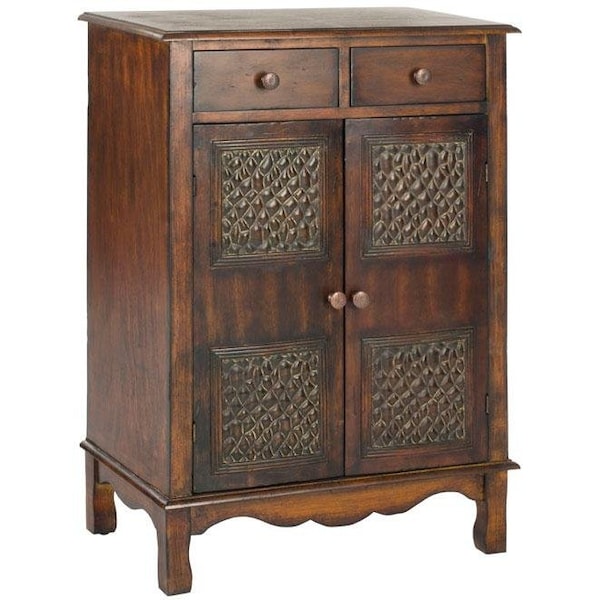 Safavieh Herbert Chest Drawers - Dark Brown - AMH4083A