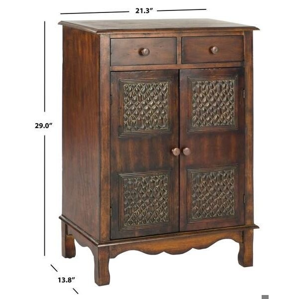 Safavieh Herbert Chest Drawers - Dark Brown - AMH4083A