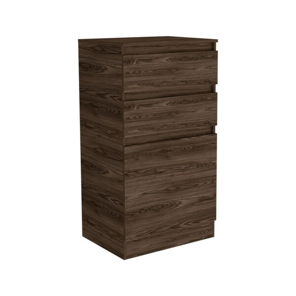 Tuhome Kamelot Dresser With Jewelry Box, Single Door Cabinet, Mirror, Two Drawers, Dark Walnut - JLC6742