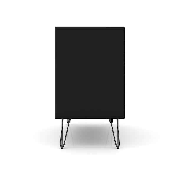 Manhattan Comfort Rockefeller Dresser in Black (Set of 2) - 2-103GMC2