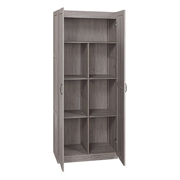 Manhattan Comfort Hopkins Storage Closet 2.0 in Grey - 2GLF-GY