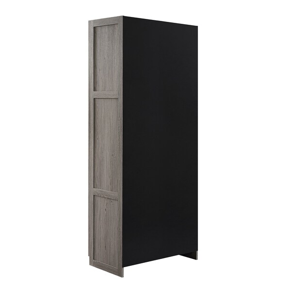 Manhattan Comfort Hopkins Storage Closet 2.0 in Grey - 2GLF-GY