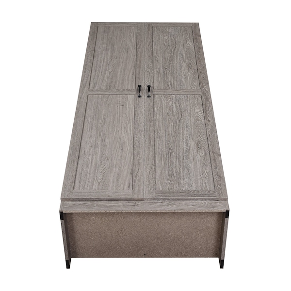 Manhattan Comfort Hopkins Storage Closet 2.0 in Grey - 2GLF-GY