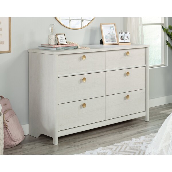 Sauder Dover Edge Dresser Go , Spacious drawers feature metal runners and safety stops - 432062