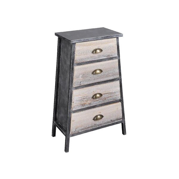 Comfortcorrect Claremont Collection 4 Drawer Chest; Black & Gray - CO2947416