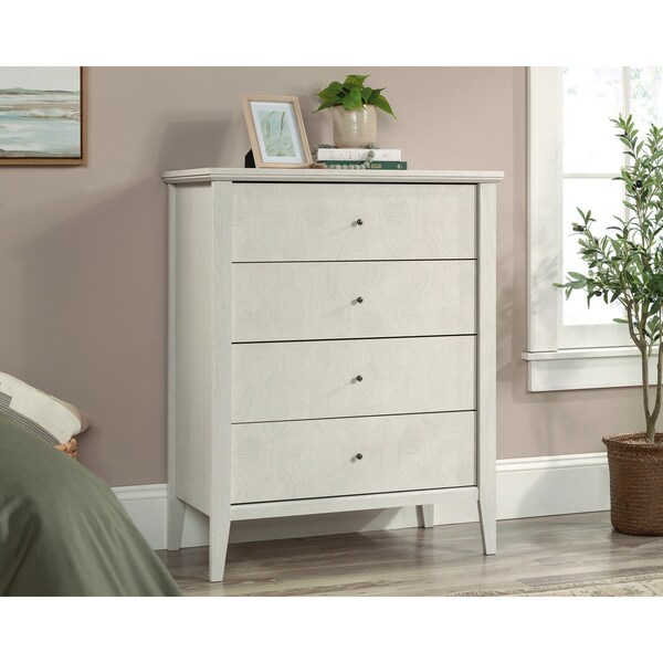 Sauder Larkin Ledge 4-Drawer Chest Go , Safety tested for stability to help reduce tip-over accidents - 433640