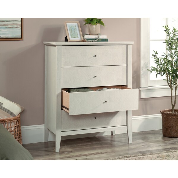 Sauder Larkin Ledge 4-Drawer Chest Go , Safety tested for stability to help reduce tip-over accidents - 433640