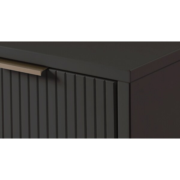 Manhattan Comfort Granville 45.27 Tall Dresser in Dark Grey - DR-5025