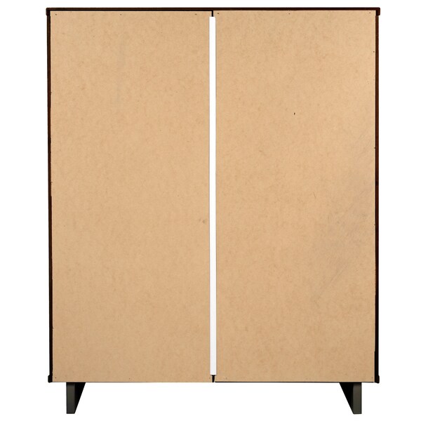 Manhattan Comfort Granville 45.27 Tall Dresser in Dark Grey - DR-5025